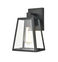  8041-PBK - Grant 1-Light Outdoor Wall Sconce Powder Coated Black