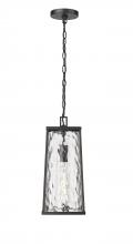  10621-PBK - Dutton 1-Light Outdoor Hanging Lantern Powder Coated Black