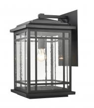  4153-PBK - Armington 1-Light Outdoor Wall Sconce Powder Coated Black