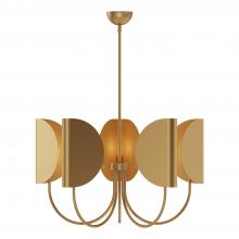  CH450732AG - Seno 32-in Aged Gold 5 Lights Chandeliers