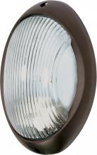  60/527 - 1 Light - 11'' Large Oval Bulkhead - Architectural Bronze Finish