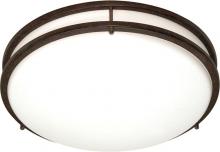  60/909 - Glamour - 3 Light CFL - 17" - Flush Mount - (3) 18w GU24 / Lamps Included