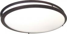  60/999 - Glamour - 2 Light CFL - 32" Oval - Flush Mount - (2) 36W Fluorescent