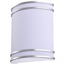  62/1645 - Glamour LED 9 inch; Wall Sconce; Brushed Nickel Finish; CCT Selectable 3K/4K/5K