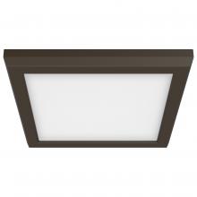  62/1716 - Blink Pro - 11W; 7in; LED Fixture; CCT Selectable; Square Shape; Bronze Finish; 120V