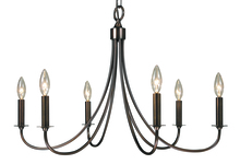  1006 RB - 6-Light Roman Bronze Maisonette Dining Chandelier