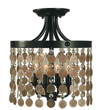  2482 MB - 4-Light Mahogany Bronze Naomi Flush / Semi-Flush Mount