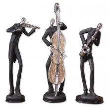  19061 - Musicians Decorative Figurines, Set/3