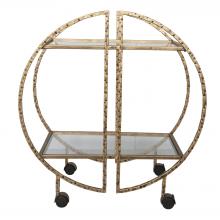  25065 - Zelina Gold Bar Cart