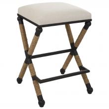  23709 - Firth Rustic Oatmeal Counter Stool