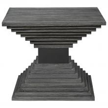  25288 - Andes Wooden Geometric Accent Table