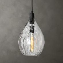  22049 - Campester 1 Light Watered Glass Mini Pendant