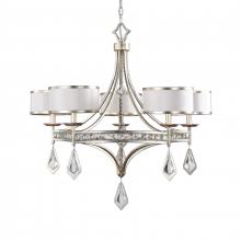  21268 - Tamworth 5 Light Silver Champagne Chandelier