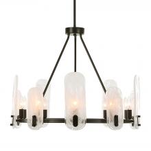  21381 - Ellipse 10 Light Dark Bronze Chandelier