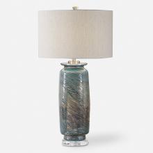  27919 - Olesya Swirl Glass Table Lamp