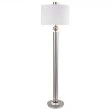  28345 - Uttermost Silverton Brushed Nickel Floor Lamp