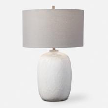  28390-1 - Uttermost Winterscape White Glaze Table Lamp