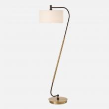  30476 - Uttermost Irwin Curved Brass Floor Lamp