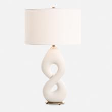  30483 - Uttermost Meridian Ivory Stone Table Lamp