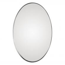  09354 - Pursley Brushed Nickel Oval Mirror