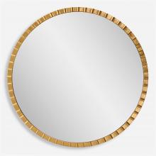  09781 - Dandridge Gold Round Mirror