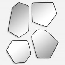  09813 - Linneah Black Mirrors, Set/4