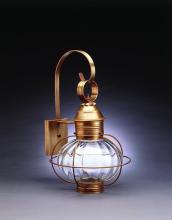  2541-DB-MED-OPT - Caged Onion Wall Dark Brass Medium Base Socket Optic Glass