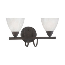  190016763 - Thomas - Tia 15.75'' Wide 2-Light Vanity Light - Painted Bronze