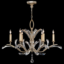  702440ST - Beveled Arcs 42"W Round Chandelier