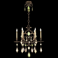  718240-1ST - Encased Gems 29"W Round Chandelier