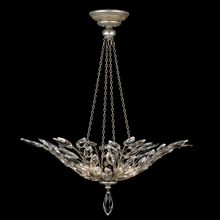  753640ST - Crystal Laurel 35"W Round Pendant