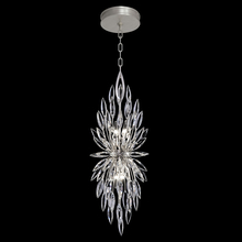  883740ST - Lily Buds 13"W Round Pendant